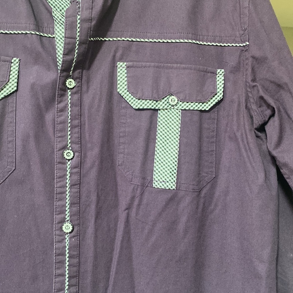 Perruzo Men's Dress Shirt Size Large - Picture 3 of 5